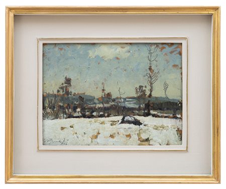 Domenico De Bernardi - "Nevicata"