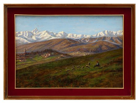 Alfredo Beisone - "Pascolo nei pressi di Pinerolo"