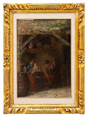 Domenico Miotti - "Locanda di paese"