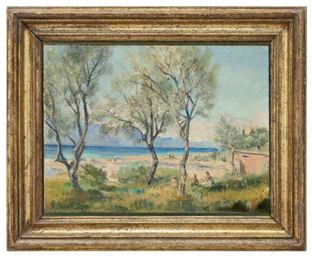 Alfonso Corradi - "Giornata a Sirmione "