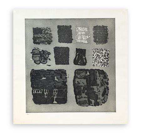 PIETRO CONSAGRA (1920-2005) - Inventario (Presenza grafica), 1972