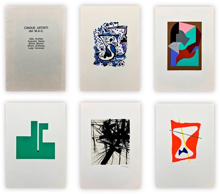 AUTORI VARI (DORFLES, GARAU, MUNARI, SOTTSASS E VERONESI) - Cinque artisti del M.A.C., 1981