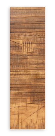 ARNALDO POMODORO (1926-2025) - Foglio lungo di Urbino, 1977