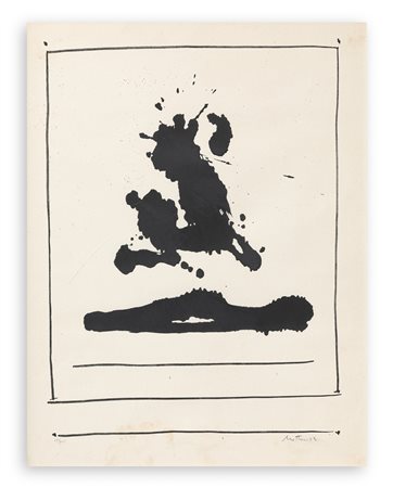 ROBERT MOTHERWELL (1915-1991) - Untitled, 1966