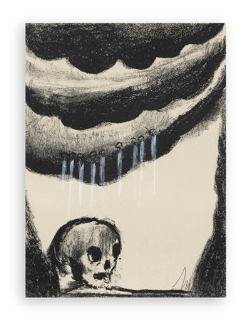 ENZO CUCCHI (1949) - La Divina Commedia. Purgatorio: i piangenti, 2011