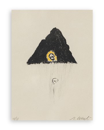 ENZO CUCCHI (1949) - La Divina Commedia. Inferno: Paolo e Francesca, 2011