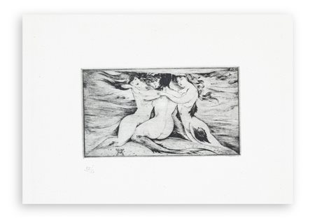 ALBERTO MARTINI (1876-1954) - Le tre sirene