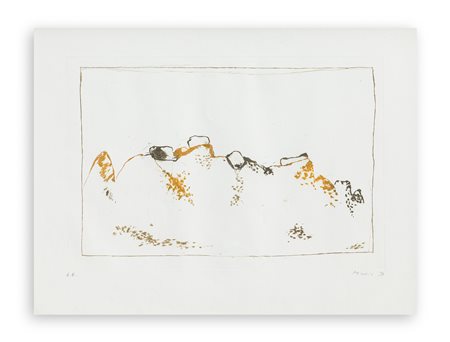 ANTON ZORAN MUSIC (1909-2005) - Paysage Italien, 1970 circa
