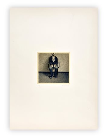 GIANFRANCO FERRONI (1927-2001) - Io seduto, 1977
