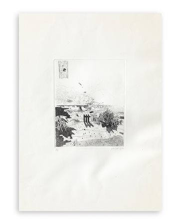GIANFRANCO FERRONI (1927-2001) - Sul lago, 1966