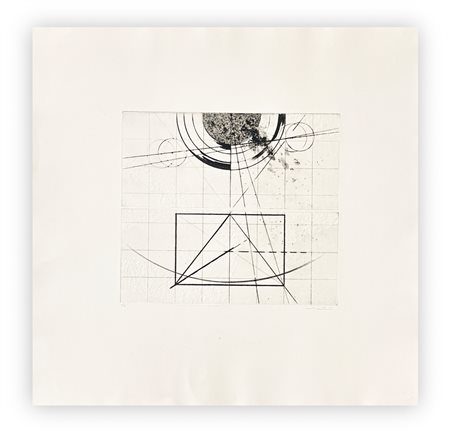 WALTER VALENTINI (1928-2022) - Il cielo di Greenwich 1, 1989
