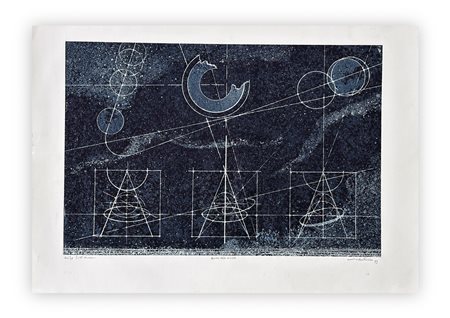 WALTER VALENTINI (1928-2022) - Muro del cielo, 1999