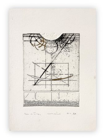 WALTER VALENTINI (1928-2022) - Le misure, il cielo, 1990