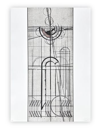 WALTER VALENTINI (1928-2022) - Progetto per la città ideale, 1991