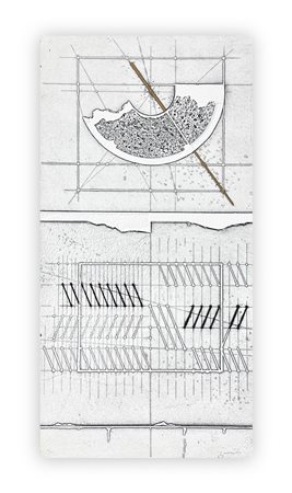 WALTER VALENTINI (1928-2022) - Le misure, il tempo II, 1992