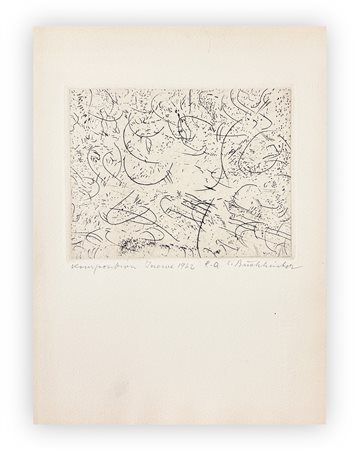 CARL BUCHHEISTER (1890-1964) - Komposition jaerve, 1962