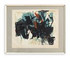 AFRO BASALDELLA (1912-1976) - 'Settima stanza' o 'Nero rovescio', 1960