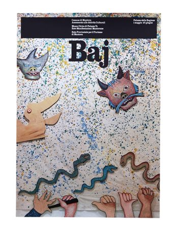 Poster della mostra 'Baj'
