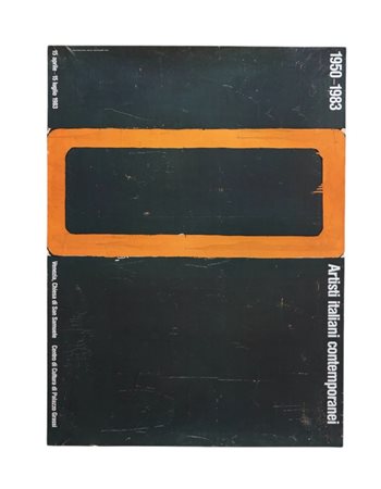 Poster della mostra 'Artisti italiani contemporanei'