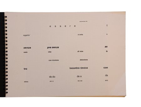 Arrigo Lora Totino, libro d'artista