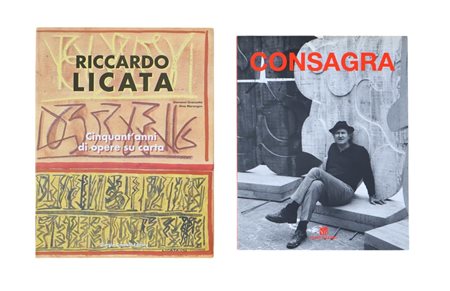 Lotto di due volumi di Riccardo Licata e Pietro Consagra