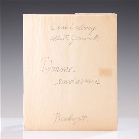 Alberto Giacometti - Léna Leclercq, Pomme endormie Es. 57/108. Esemplare...