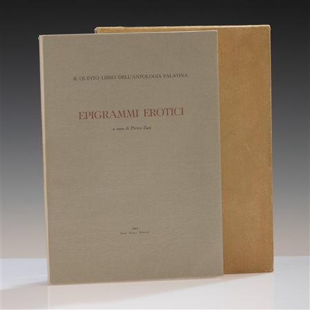 Carlo Mattioli 1911 Modena-1994 Parma, Epigrammi erotici a cura di Pietro...