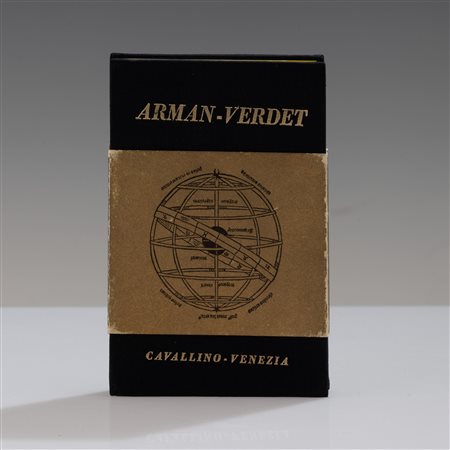 Arman - André Verdet, Equinoxes Es. 142/200. Leporello firmato e numerato sul...