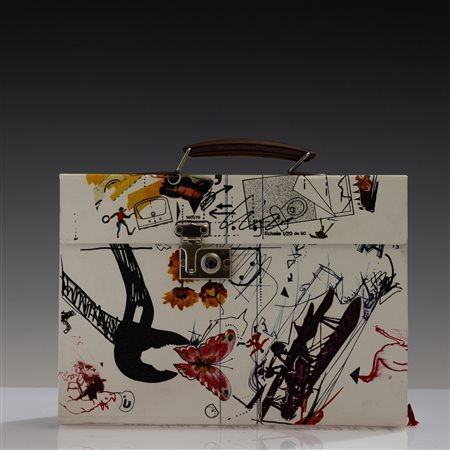 Jean Tinguely - Pontus Hultén, Méta Libro d'artista a forma di valigia,...