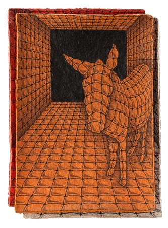 Perino & Vele 1994 Senza titolo pastello e tempera su cartapesta - 3 fogli...