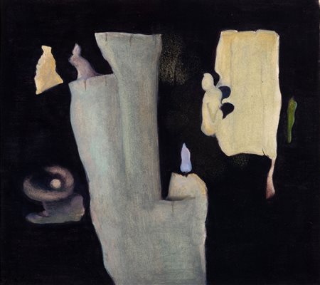Mina Loy 1882 Londra -1966 Aspen (USA) Pulpits gouache su cartoncino Largh....