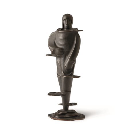 Renato Di Bosso 1905 Verona-1982 Verona Pilota stratosferico scultura in...