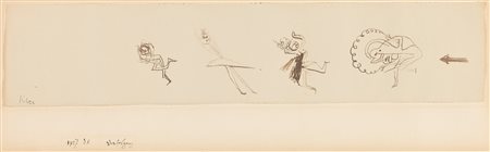 Paul Klee 1879 Münchenbuchsee (CH)-1940 Muralto (CH) Verfolgung penna e...