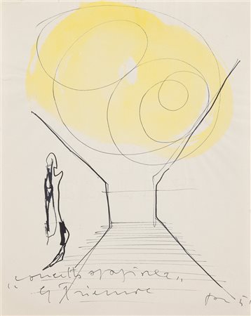 Lucio Fontana 1899 Rosario (Argentina)-1968 Comabbio (VA) Concetto spaziale 9...