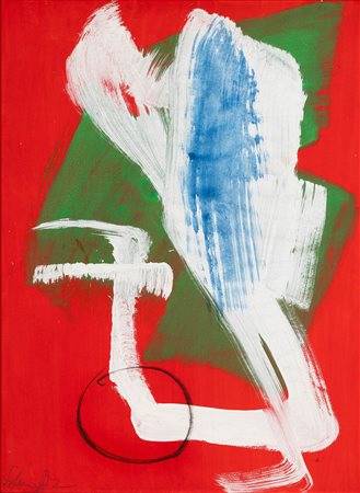Gérard Schneider 1896 Sainte-Croix (CH)-1986 Parigi Senza titolo acrilico su...