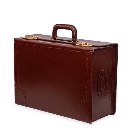 Cartier, Valigetta 48 ore Must de Cartier Paris Bauletto rigido in pelle...