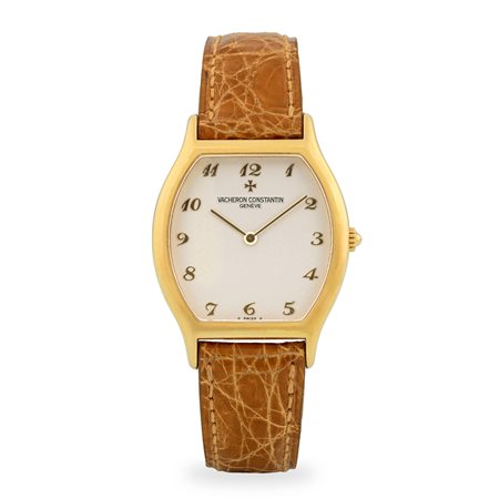 Vacheron & Constantin, Les Essentielles Tonneau in oro giallo 18k, quadrante...