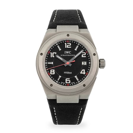 IWC, Ingenieur AMG ref. IW322702 in titanio, quadrante nero numeri Arabi...