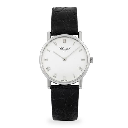 Chopard, Classic in oro bianco 18k, quadrante bianco con numeri Romani...