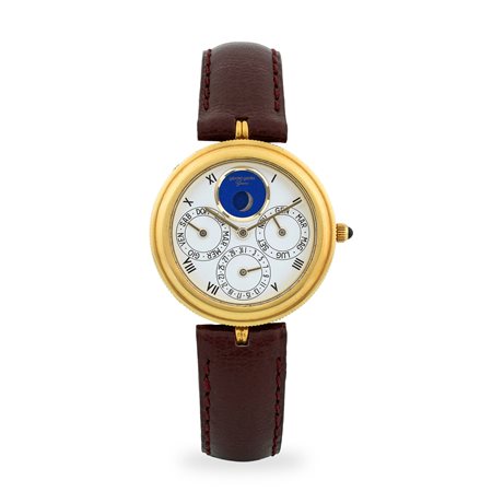 Gerald Genta, Demi Perpetuelle ref. G 2426/4 in oro giallo 18k con anse...