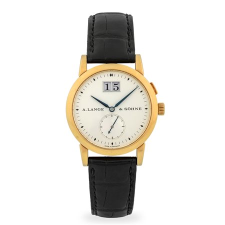 A. LANGE & SÖHNE, Saxonia ref. 105.022 in oro giallo 18k con fondello a...