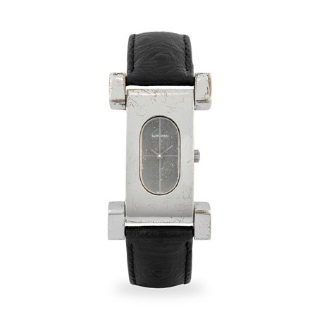 Longines, Insolito Serge Manzon ref. 5014 in argento, quadrante specchiato a...
