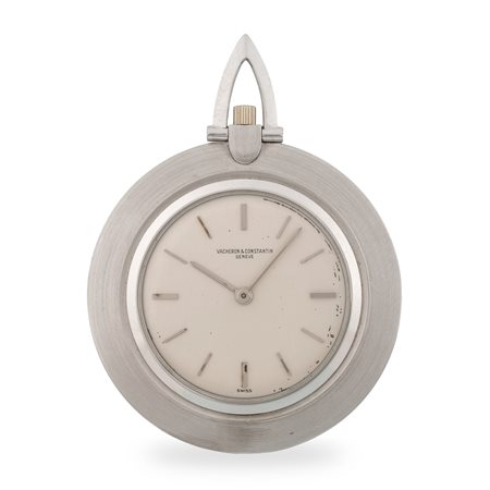Vacheron & Constantin, Orologio da tasca Extrapiatto in oro bianco 18k,...