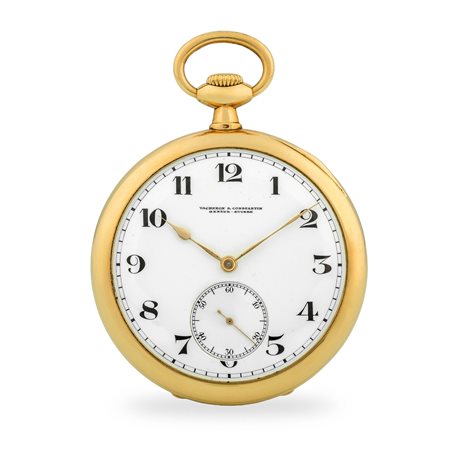 Vacheron & Constantin, Orologio da tasca in oro giallo 18k, quadrante in...