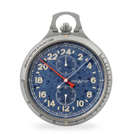 Montblanc, Prestigioso orologio da tasca in titanio con funzione di bussola,...
