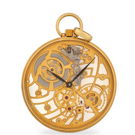 Audemars Piguet, Raro orologio da tasca ref. 35792 in oro giallo 18k con...