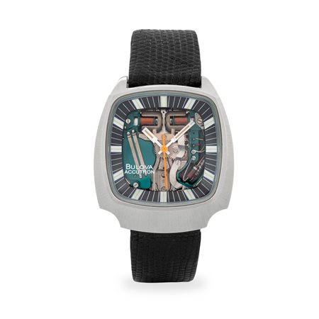 Bulova, Accutron Spaceview Anniversario 1975 in acciaio, quadrante...