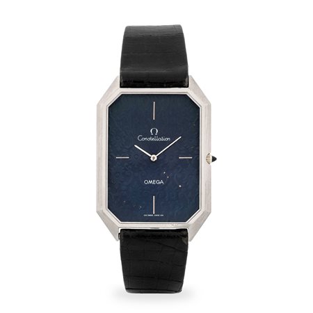 Omega, Constellation di forma ottagonale ref. 111104 in oro bianco 18k,...