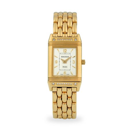 Jaeger-LeCoultre, Reverso ref. 260.1.86 in oro giallo 18k e brillanti,...