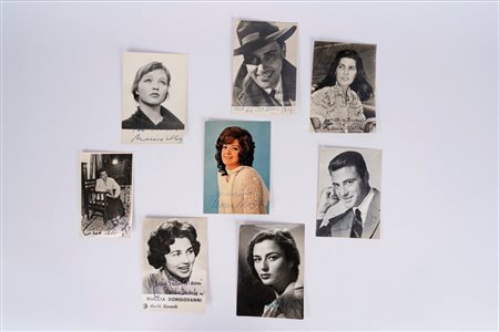 Tina Pica - Mario Del Monaco (1884 - 1968, 1915 - 1982)  - Fotografie con firma autografa, insieme ad altre foto di artisti , 1950-1960